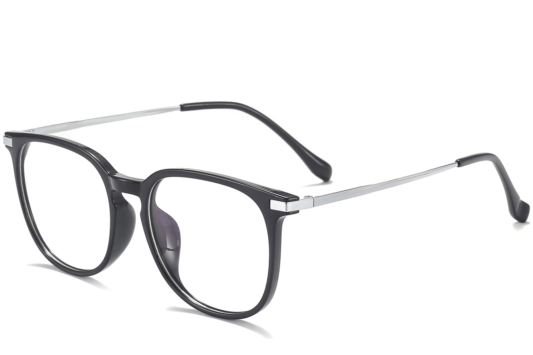 BS0218-0355_Black_Oval_Titanium_Glasses_corner