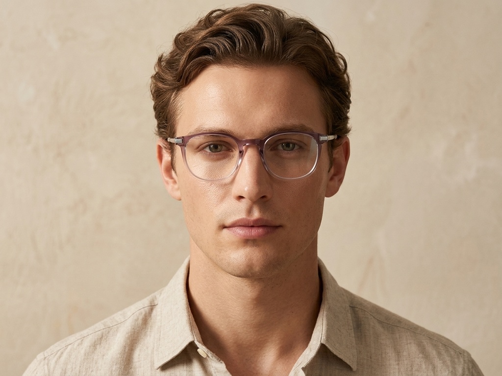 BS0218-0356_Purple_Oval_Titanium_Glasses_corner-tryon_male