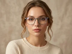 BS0218-0357_Green_Oval_Titanium_Glasses_corner-tryon_female