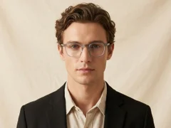 BS0218-0358_Grey_Oval_Titanium_Glasses_corner-tryon_male
