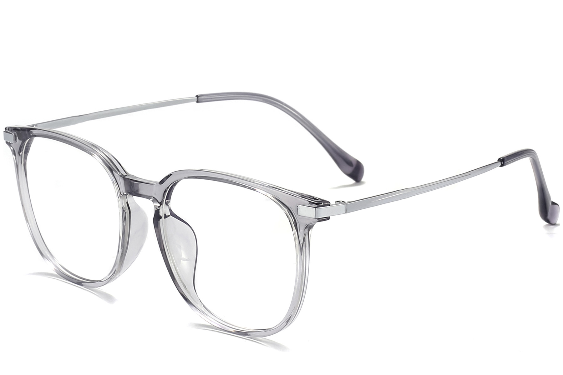 BS0218-0358_Grey_Oval_Titanium_Glasses_corner