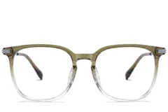 BS0218-0360_Green_Oval_Titanium_Glasses_corner-front