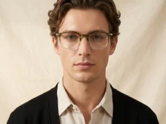 BS0218-0360_Green_Oval_Titanium_Glasses_corner-tryon_male