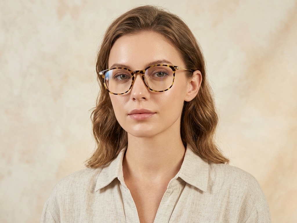 BS0218-0361_Tortoiseshell_Oval_Titanium_Glasses_corner-tryon_female