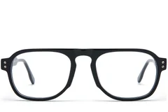 BS0218-0366_Black_Aviator_Acetate_Glasses_front