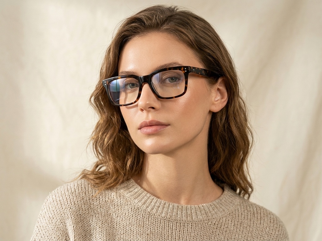 BS0218-0373_Tortoiseshell_Rectangular_Acetate_Glasses-tryon_female