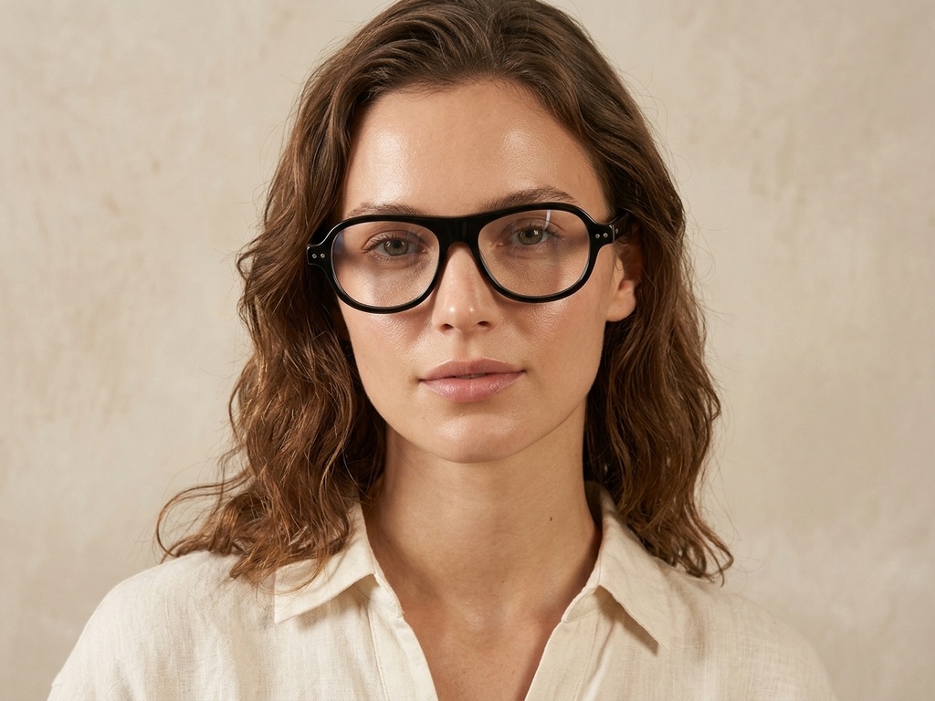 BS0218-0374_Black_Aviator_Acetate_Glasses-tryon_female