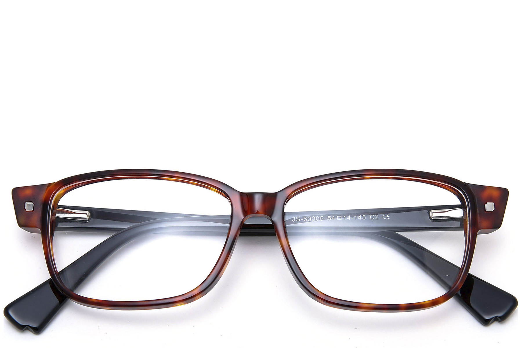 BS0218-0379_Tortoiseshell_Rectangular_Acetate_Glasses_front