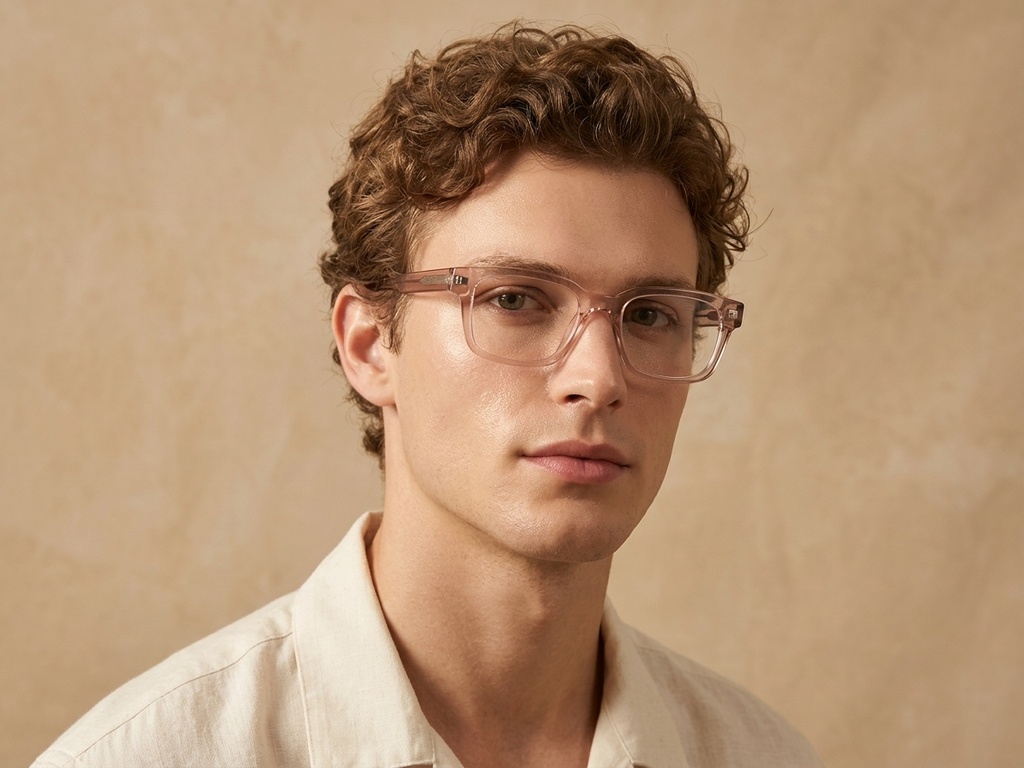 BS0218-0381_Pink_Rectangular_Acetate_Glasses_corner-tryon_male