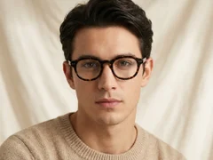 BS0218-0385_Tortoiseshell_Oval_Acetate_Glasses-tryon_male