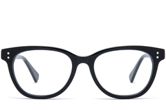 BS0218-0390_Black_Oval_Acetate_Glasses_front