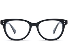 BS0218-0390_Black_Oval_Acetate_Glasses_front