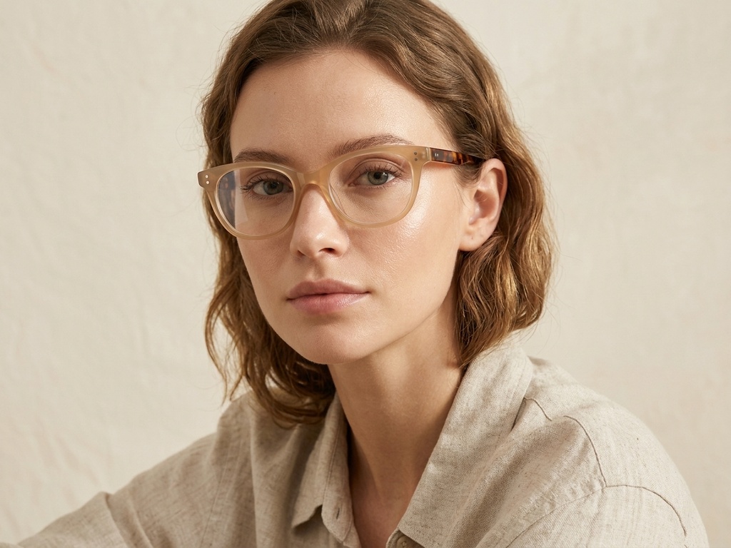 BS0218-0392_Brown_Oval_Acetate_Glasses_corner-tryon_female