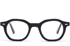 BS0218-0394_Black_Oval_Acetate_Glasses_front