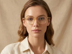 BS0218-0397_Yellow_Oval_Acetate_Glasses_corner-tryon_female