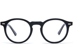 BS0218-0398_Black_Round_Acetate_Glasses_front