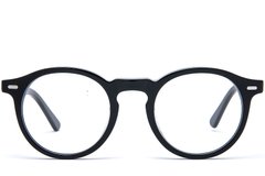 BS0218-0398_Black_Round_Acetate_Glasses_front