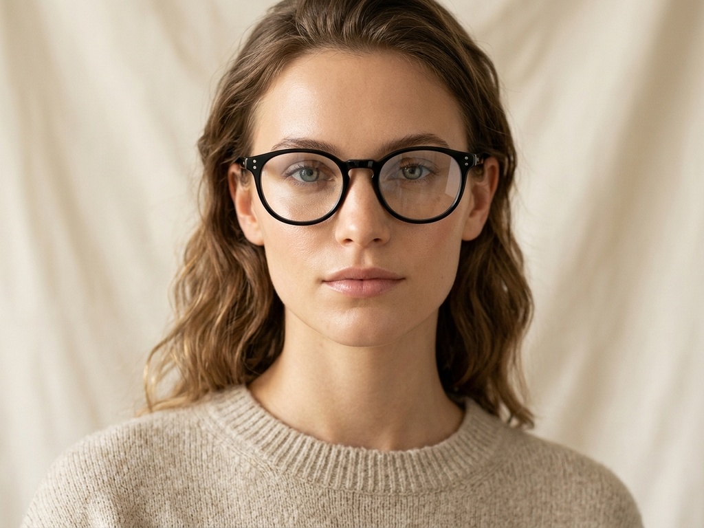 BS0218-0402_Black_Oval_Acetate_Glasses-tryon_female