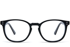 BS0218-0402_Black_Oval_Acetate_Glasses_front