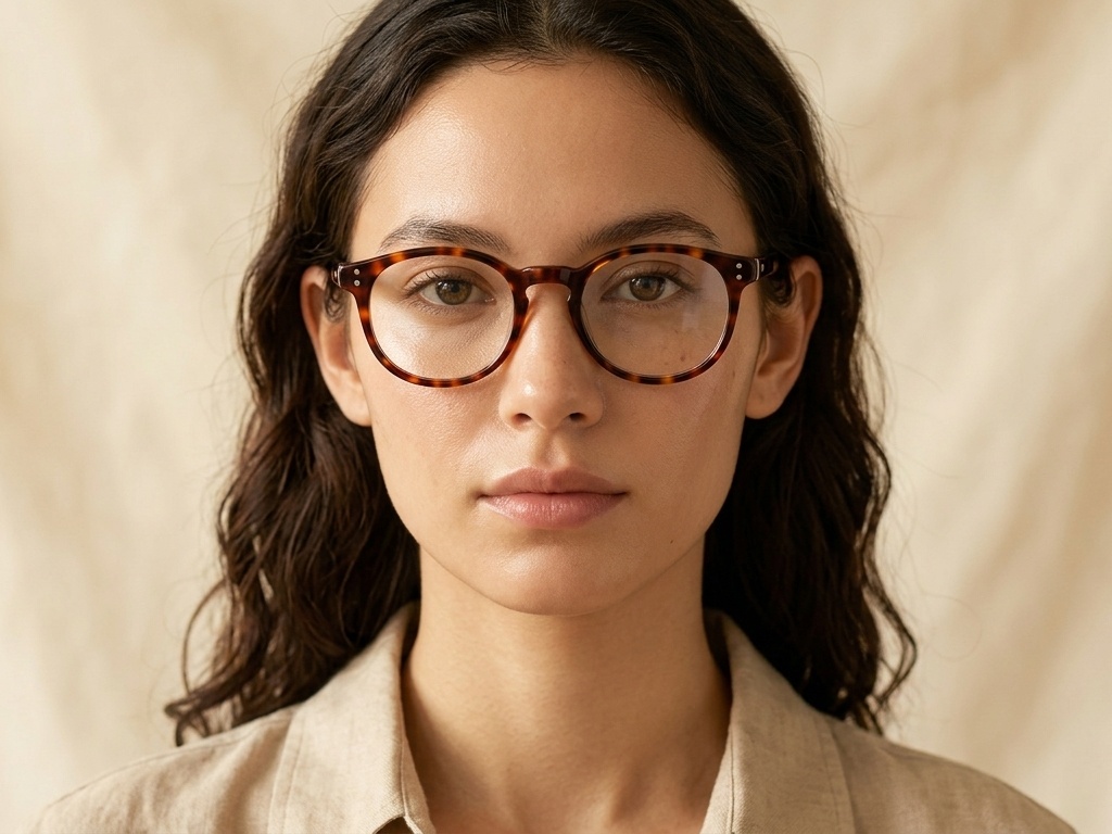 BS0218-0404_Tortoiseshell_Oval_Acetate_Glasses-tryon_female