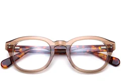 BS0218-0407_Brown_Oval_Acetate_Glasses_front