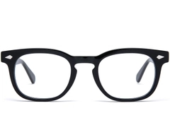BS0218-0410_Black_Rectangular_Acetate_Glasses_front