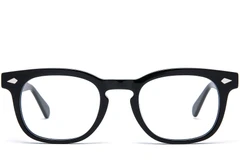 BS0218-0410_Black_Rectangular_Acetate_Glasses_front