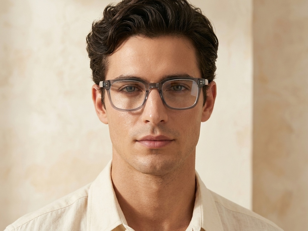 BS0218-0421_Grey_Rectangular_Acetate_Glasses_corner-tryon_male