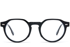 BS0218-0422_Black_Oval_Acetate_Glasses_front