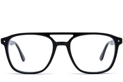BS0218-0426_Black_Aviator_Acetate_Glasses_front