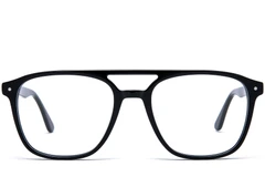 BS0218-0426_Black_Aviator_Acetate_Glasses_front