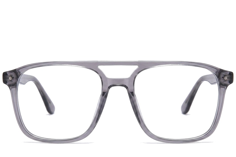 BS0218-0428_Grey_Aviator_Acetate_Glasses_corner-front