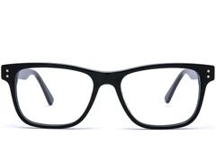 BS0218-0430_Black_Rectangular_Acetate_Glasses_front