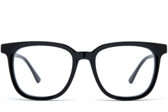 BS0218-0441_Black_Rectangular_Acetate_Glasses_front