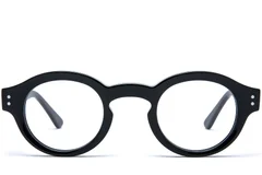 BS0218-0447_Black_Round_Acetate_Glasses_front