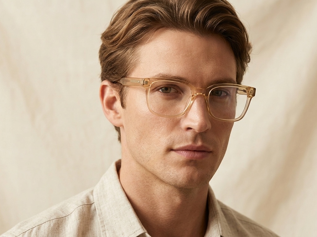 BS0218-0455_Yellow_Rectangular_Acetate_Glasses_corner-tryon_male