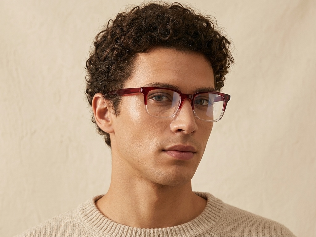 BS0218-0458_Red_Rectangular_Acetate_Glasses_corner-tryon_male
