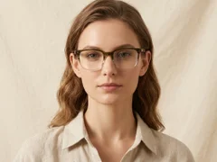 BS0218-0459_Brown_Rectangular_Acetate_Glasses_corner-tryon_female