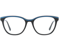 BS0218-0464_Black_Oval_Acetate_Glasses_front