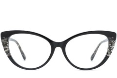 BS0218-0468_Black_Butterfly_Acetate_Glasses_front