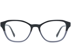 BS0218-0480_Black_Oval_Acetate_Glasses_front