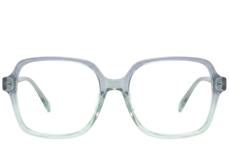 BS0218-0485_Green_Rectangular_Acetate_Glasses_corner-front