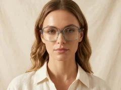 BS0218-0485_Green_Rectangular_Acetate_Glasses_corner-tryon_female