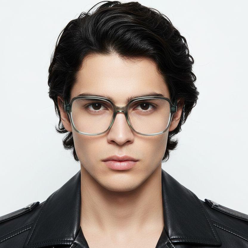 bs0218-0485_green_rectangular_acetate_glasses_model