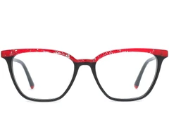 BS0218-0500_Black_Rectangular_Acetate_Glasses_front