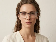 BS0218-0501_Transparent_Rectangular_Acetate_Glasses_corner-tryon_female