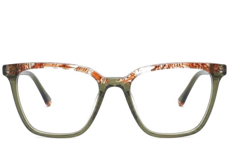 BS0218-0503_Green_Rectangular_Acetate_Glasses_corner-front