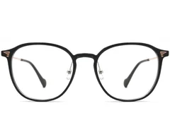 BS0406-0001_Black_Oval_Metal_Glasses_front