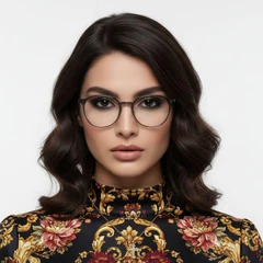 BS0406-0002_Grey_Oval_Metal_Glasses_model