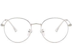 BS0406-0009_Silver_Oval_Metal_Glasses_front